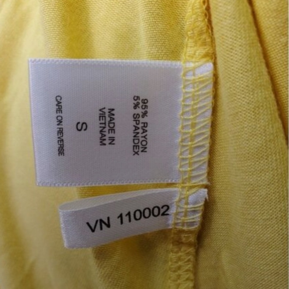New York & Company Yellow Maxi Dress - Picture 5 of 6